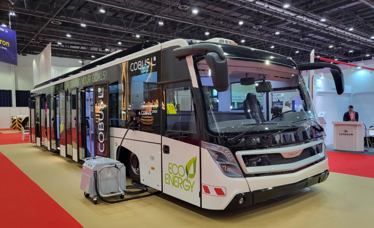 e.COBUS 3000 displayed at Airport Show, Dubai