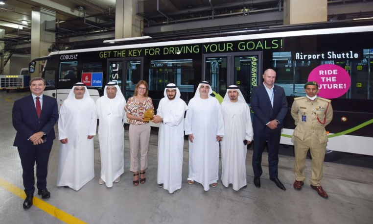 First e.COBUS 3000 for Emirates/dnata